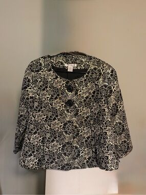 WD.NY vintage floral jacquard blazer jacket